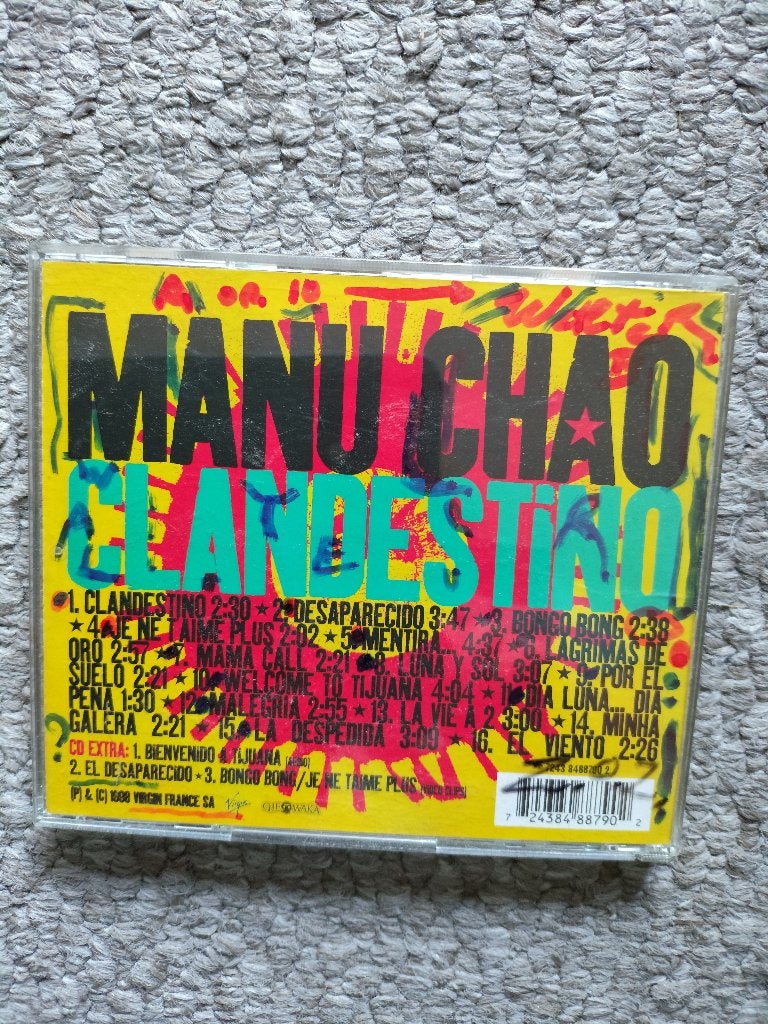 Manu Chao Clandestino, Ophalen of Verzenden, Zo goed als nieuw