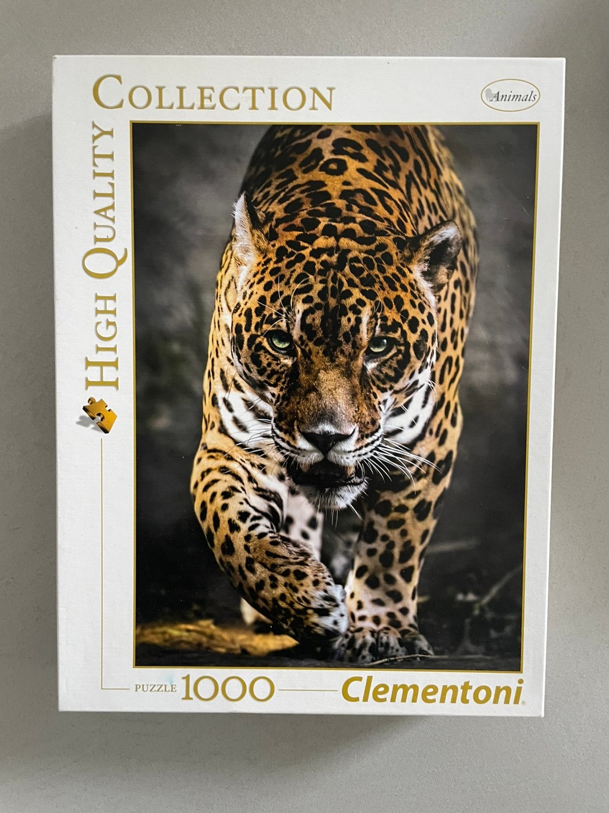 Clementoni puzzel panter, Ophalen of Verzenden, 500 t/m 1500 stukjes, Zo goed als nieuw