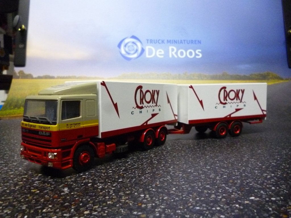 DAF 95 combi Van Egeraat / Croky, Ophalen of Verzenden, Zo goed als nieuw, Bus of Vrachtwagen, Lion Toys