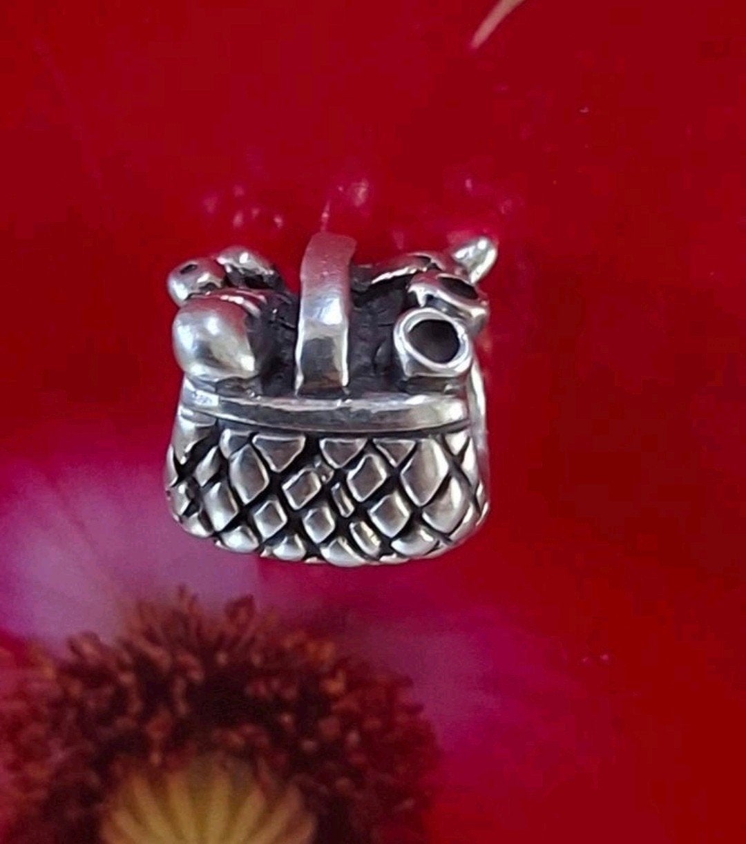 Pandora picknickmand ., Pandora, Ophalen of Verzenden, Zo goed als nieuw, 1 bedel