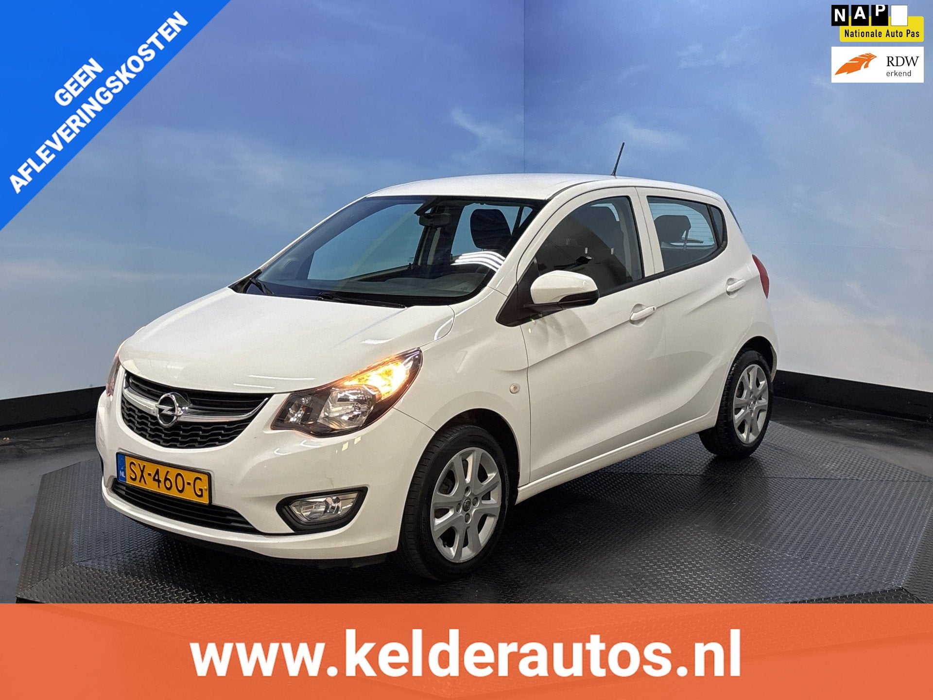Opel KARL 1.0 ecoFLEX Edition Cruise Controle, PDC nette aut, Voorwielaandrijving, 839 kg, Stof, Gebruikt