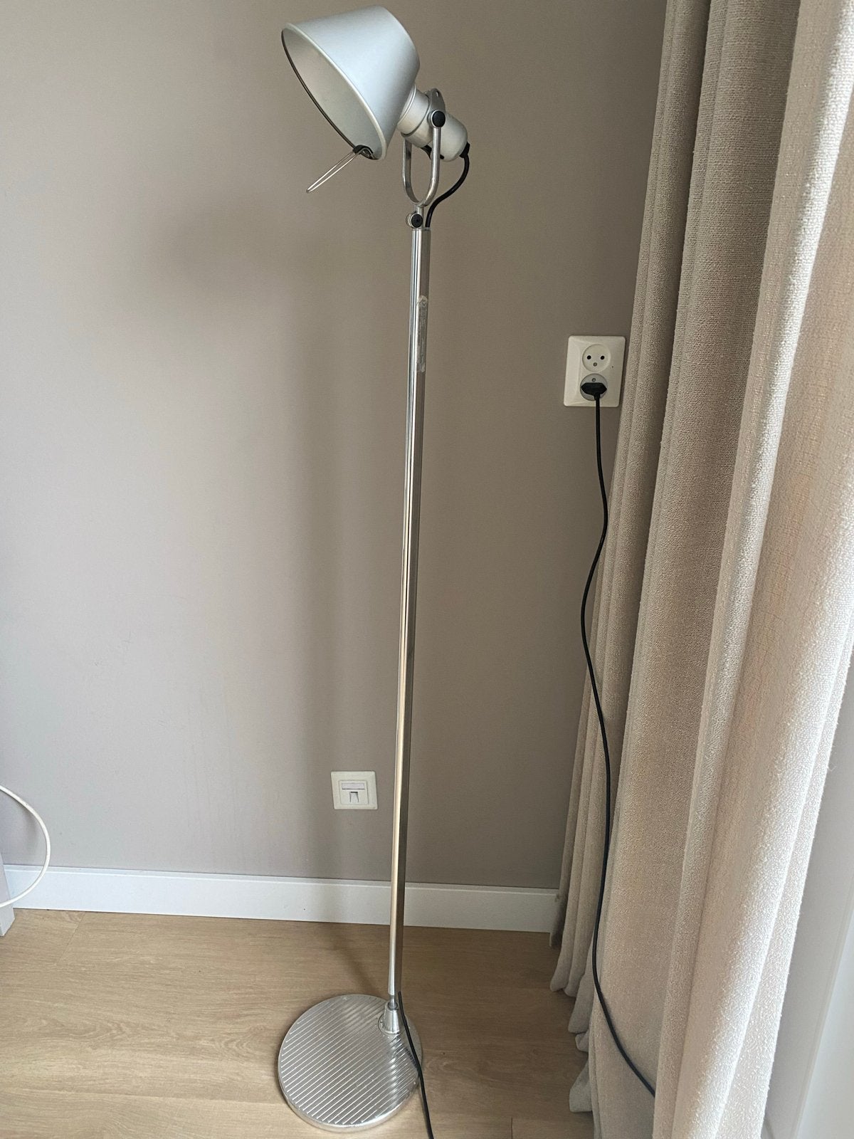 Artemide Tolomeo Vloerlamp, Ophalen of Verzenden, Gebruikt, Metaal, 150 tot 200 cm