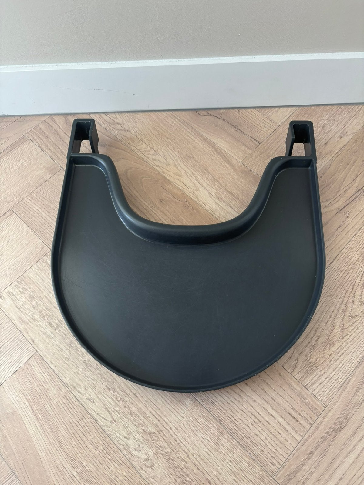 Stokke Tripp Trapp play Tray Blad zwart voor oud model, Meegroeistoel, Ophalen of Verzenden, Zo goed als nieuw, Play Tray