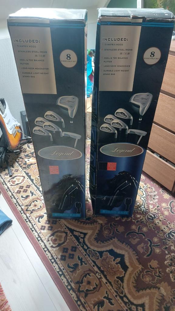 2x Nieuwe Legend Golfset - Nooit gebruikt, Sport en Fitness, Golf, Ophalen of Verzenden, Nieuw, Set, Overige merken