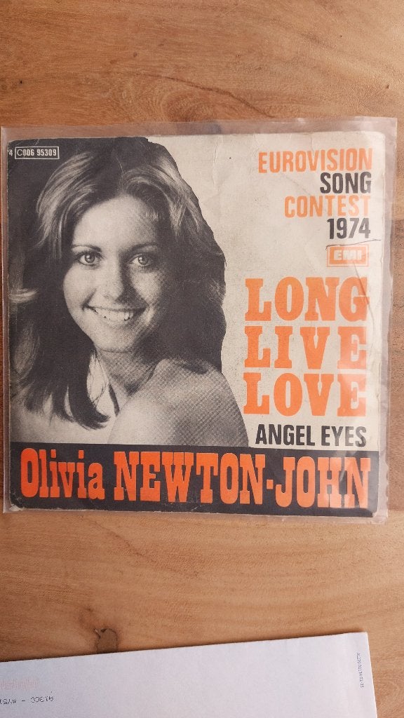 Olivia Newton-John  /  Long live love, Cd's en Dvd's, Gebruikt, 7 inch, Ophalen of Verzenden, Pop