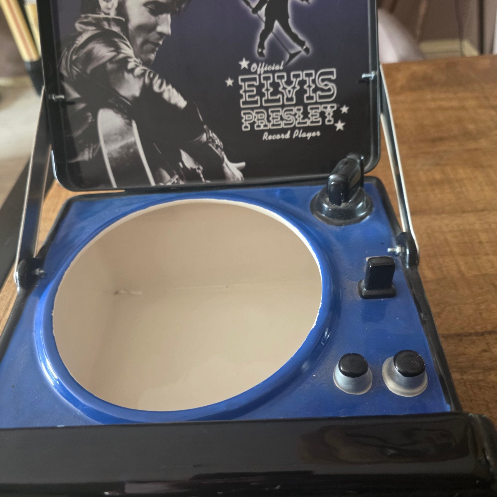 Elvis Presley platenspeler koekjestrommel Limited edition, Ophalen of Verzenden