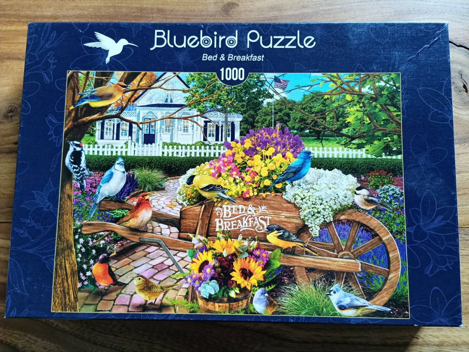 Bluebird Puzzle Bed & Breakfast 1000 stukjes, Ophalen of Verzenden, 500 t/m 1500 stukjes, Zo goed als nieuw, Legpuzzel