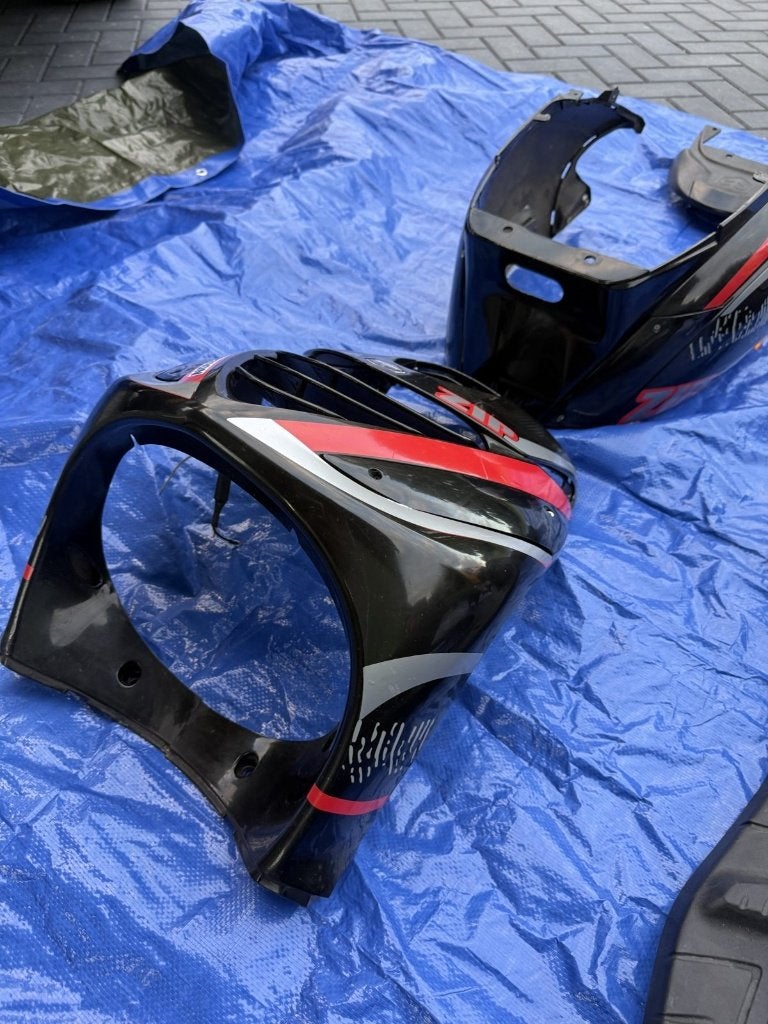 Zip complete buitenkappenset carbon, Motoren, Ophalen of Verzenden