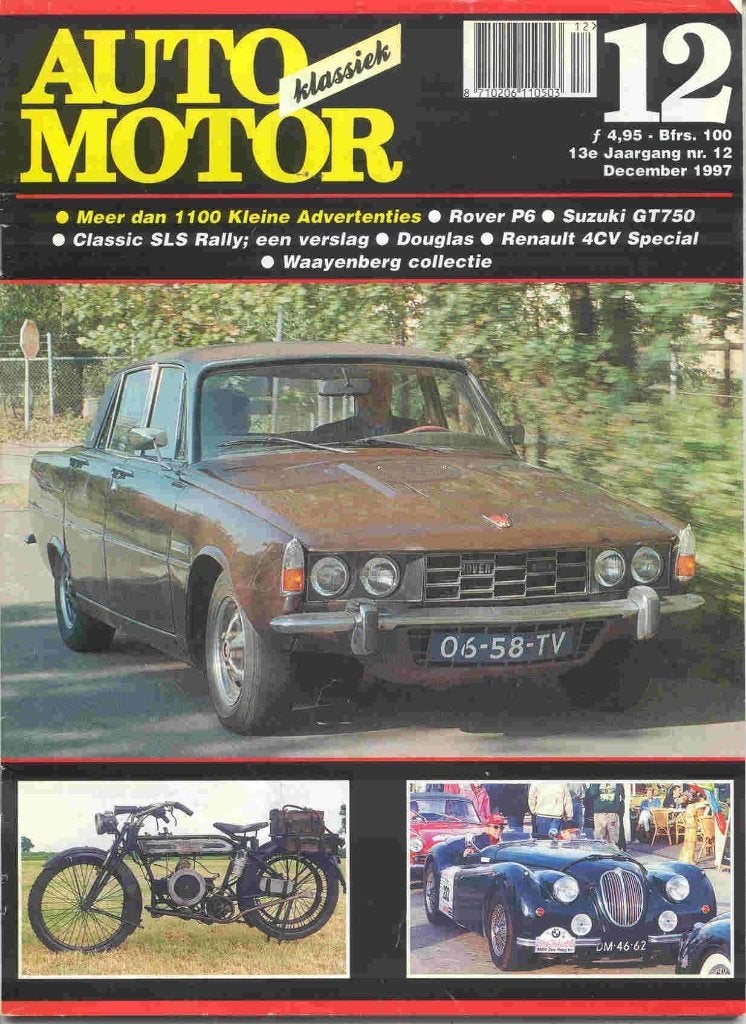 Auto Motor Klassiek 12 1997 Rover P6, 4CV, Reliant collectie, Boeken, Verzenden, Nieuw, Renault