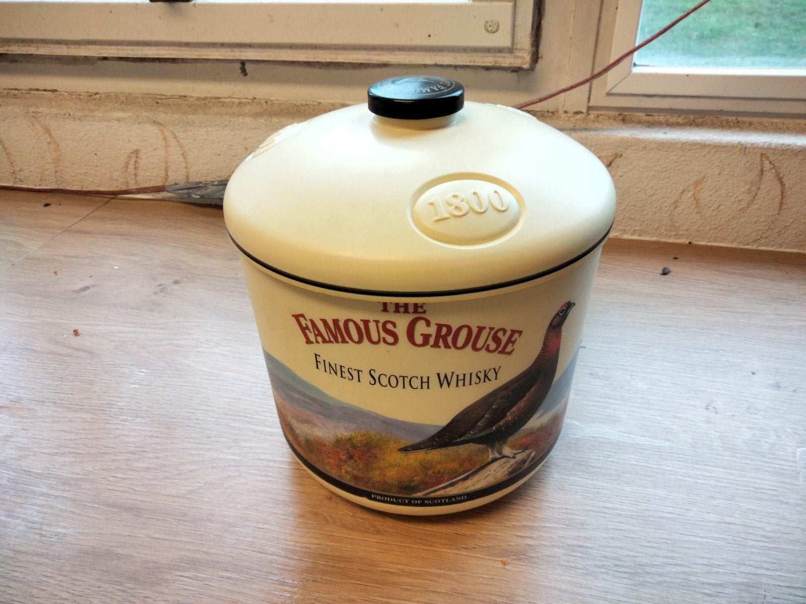 Vintage Famous Grouse ice bucket, Verzamelen, Ophalen of Verzenden, Gebruikt, Gebruiksvoorwerp