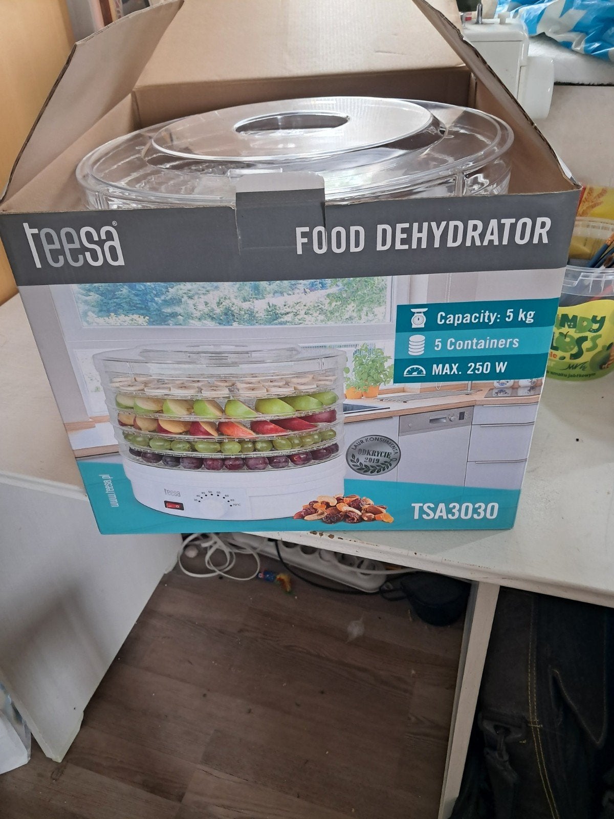Teesa Food Dehydrator TSA3030 - Voedseldroger, Ophalen of Verzenden, Nieuw