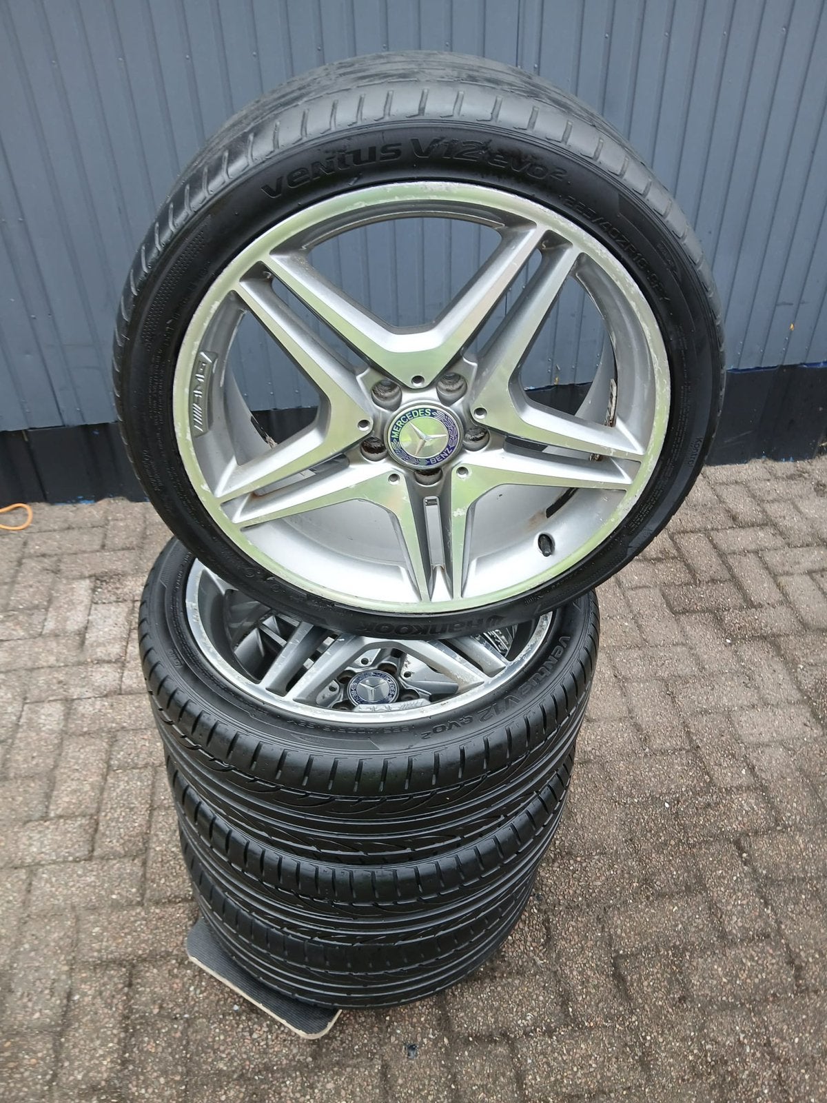 Wielen mercedes cla 225/40/18, Ophalen, 18 inch, Banden en Velgen, Zomerbanden