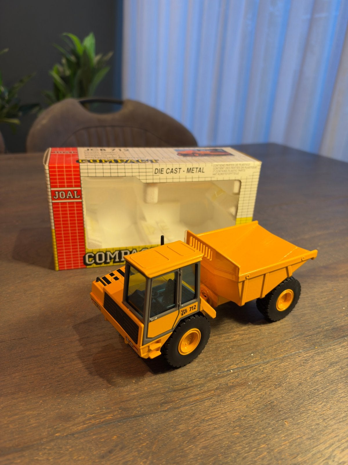 Joal Compact JCB 712 dumper 712 schaal 1:35 originele doos, Ophalen of Verzenden, Zo goed als nieuw, Tractor of Landbouw, Overige merken