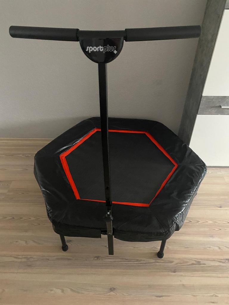 Sportplus trampoline met handvat, Ophalen, Zo goed als nieuw