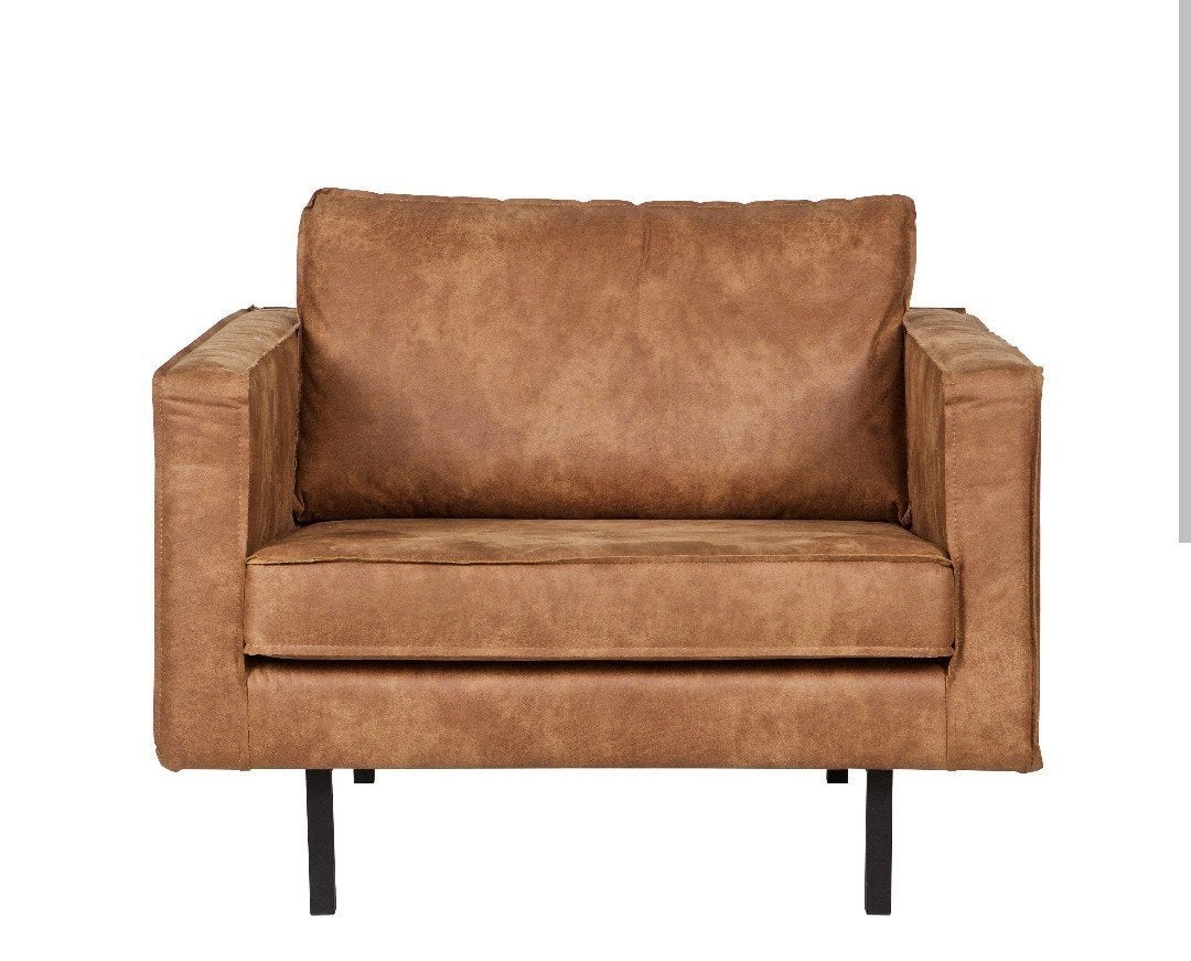 Drie gebruikte love seats B3 Pure Home cognac, Ophalen, Overige materialen, Gebruikt, Eenpersoons