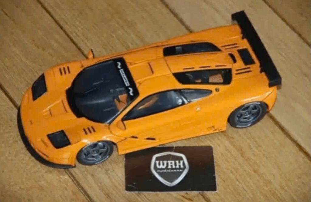 1:18 MCLAREN F1 GTR orange UT models diecast no box WRH, Hobby en Vrije tijd, Verzenden, Zo goed als nieuw, Auto, UT Models