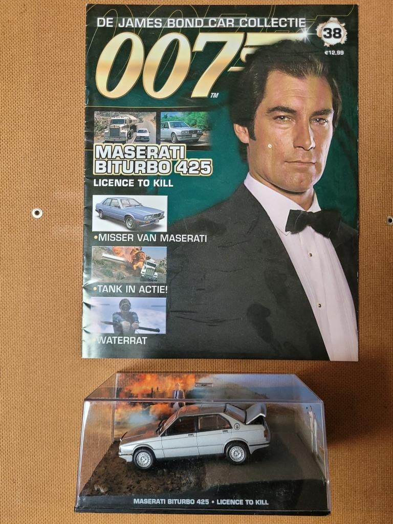 James Bond Car Collectie Maserati Biturbo 425, Ophalen of Verzenden, Zo goed als nieuw, Auto, Overige merken