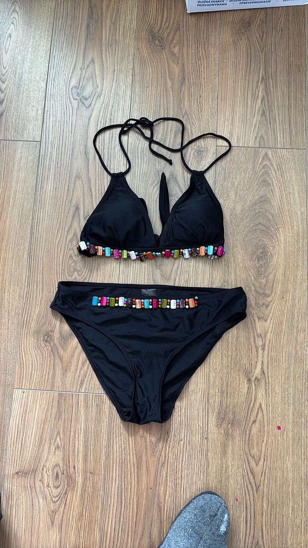 Bikini Hunkemöller, Ophalen of Verzenden, Zo goed als nieuw, Zwart, Bikini