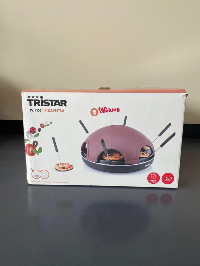 Tristar Pizzarette Pizza Festa 6 - Slechts 1x gebruikt!, Ophalen, Zo goed als nieuw, Tristar