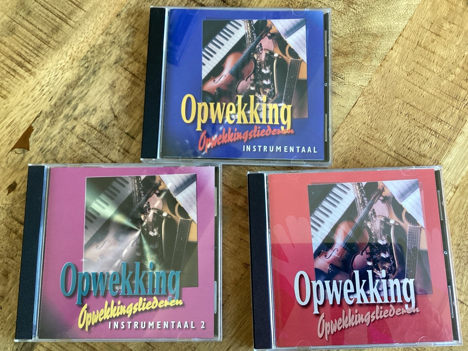 Opwekking Instrumentaal CD's - Set van 3, Cd's en Dvd's, Cd's | Religie en Gospel, Gebruikt, Geestelijke liederen, Piano, Ophalen of Verzenden