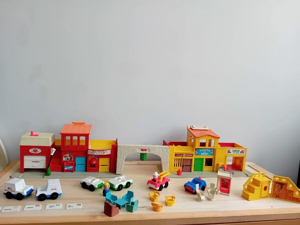 Speelgoed dorp Fisher Price Little People, Ophalen, Gebruikt, Speelset