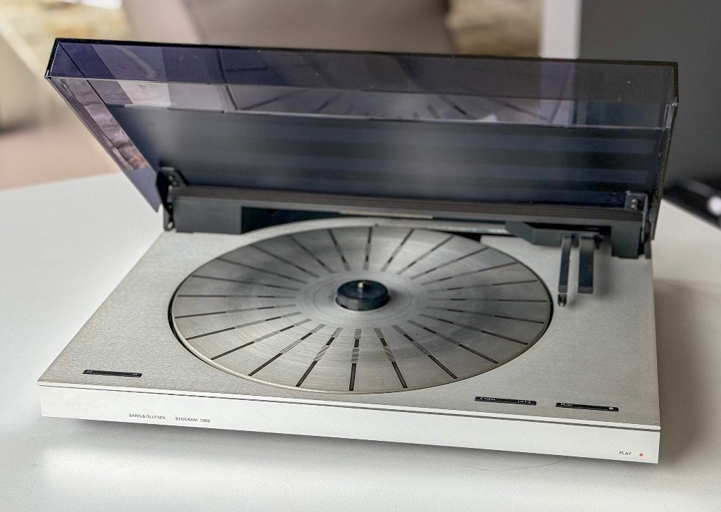 B&O Beogram 7000 draaitafel + Soundsmith SMMC4 + MMC2 in box, Gebruikt, Automatisch, Platenspeler, Ophalen