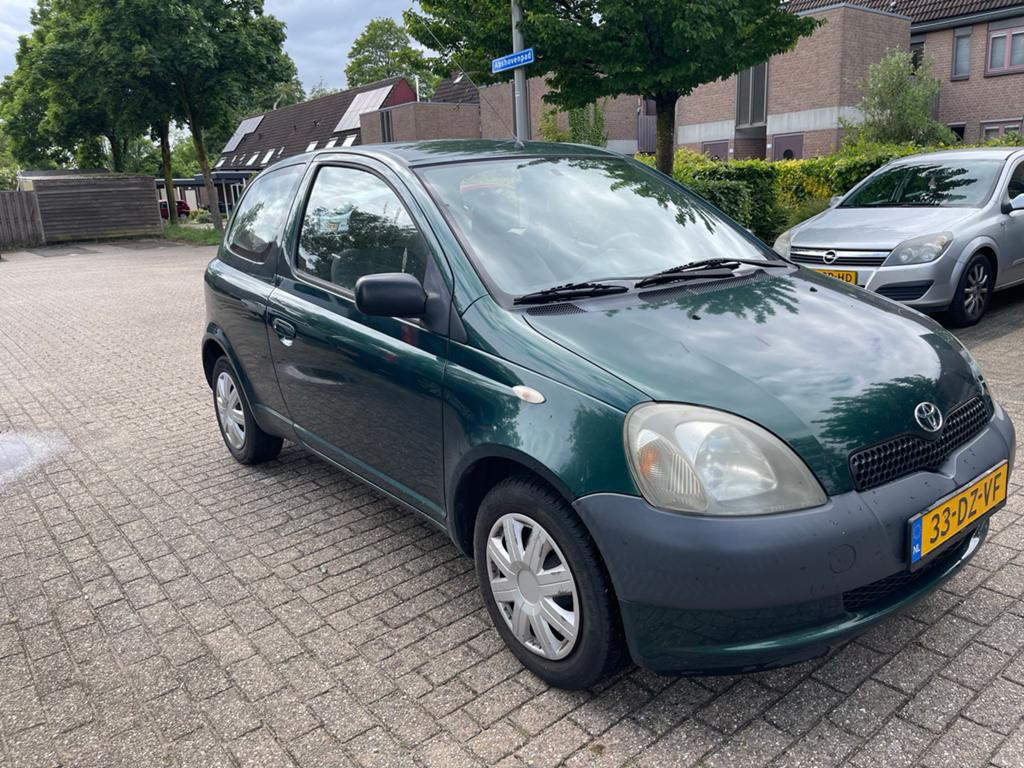 Toyota Yaris 1.0 16V Vvti 3DR 2000 Groen, Voorwielaandrijving, Stof, 4 cilinders, 400 kg