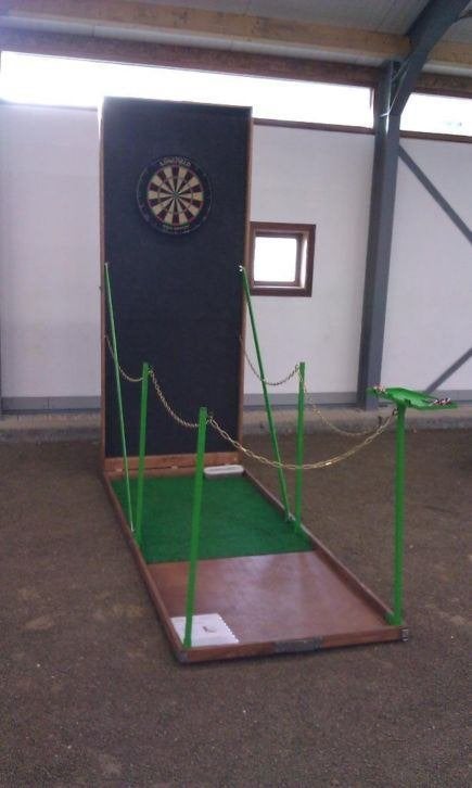 mobiel dart bord, Sport en Fitness, Ophalen, Gebruikt, Dartbord