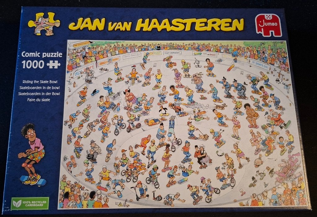 Jan van haasteren, Ophalen, 500 t/m 1500 stukjes, Zo goed als nieuw, Legpuzzel