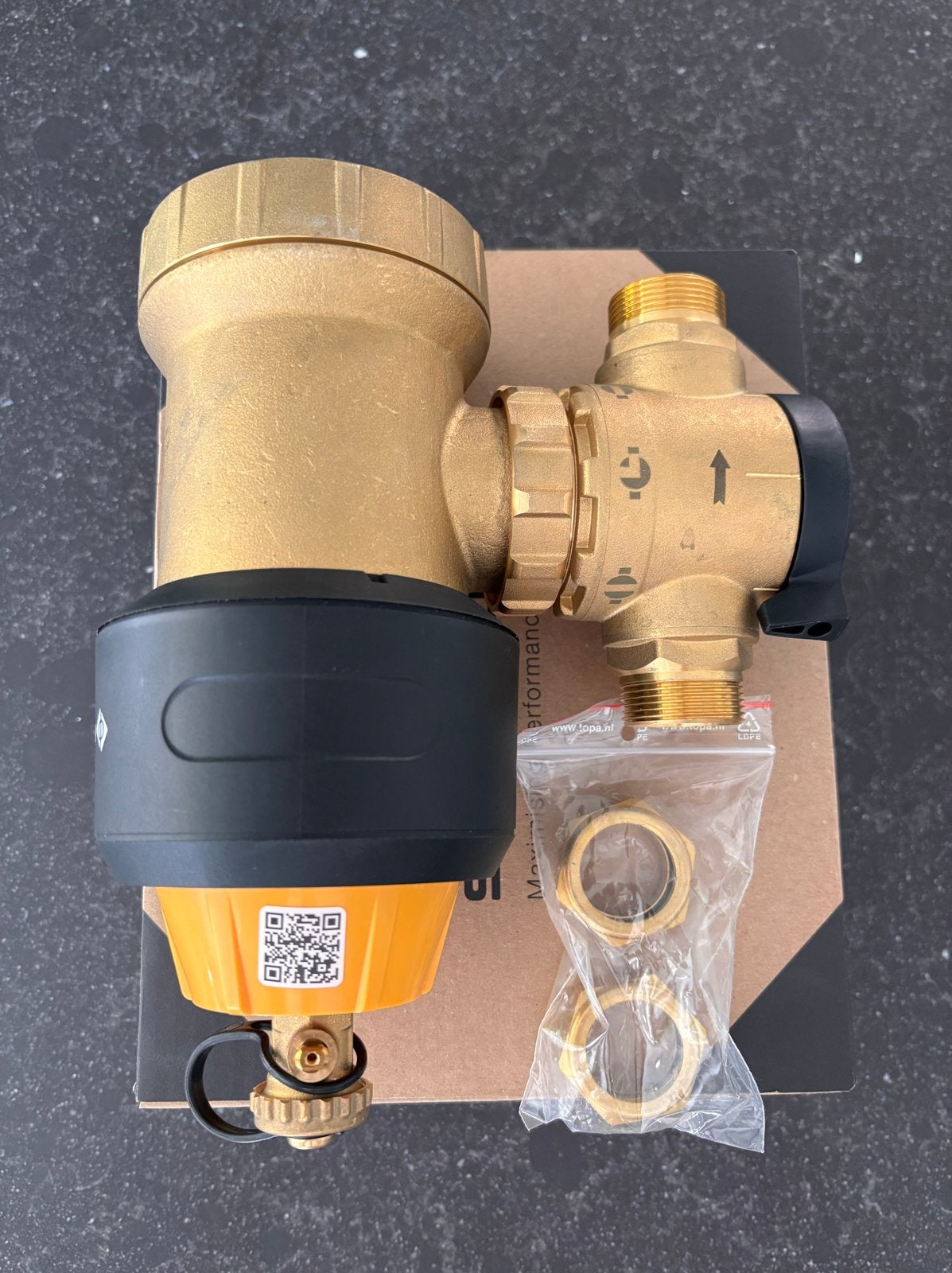 Spirotrap SpirotechHPF 28mm Heat Pump Filter - Nieuw in doos, Doe-het-zelf en Verbouw, Verwarming en Radiatoren, Minder dan 30 cm