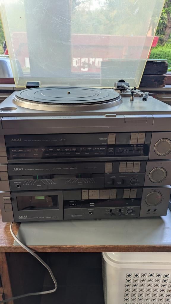 Akai Stereo Set, Ophalen of Verzenden, Gebruikt, Cassettedeck, Akai
