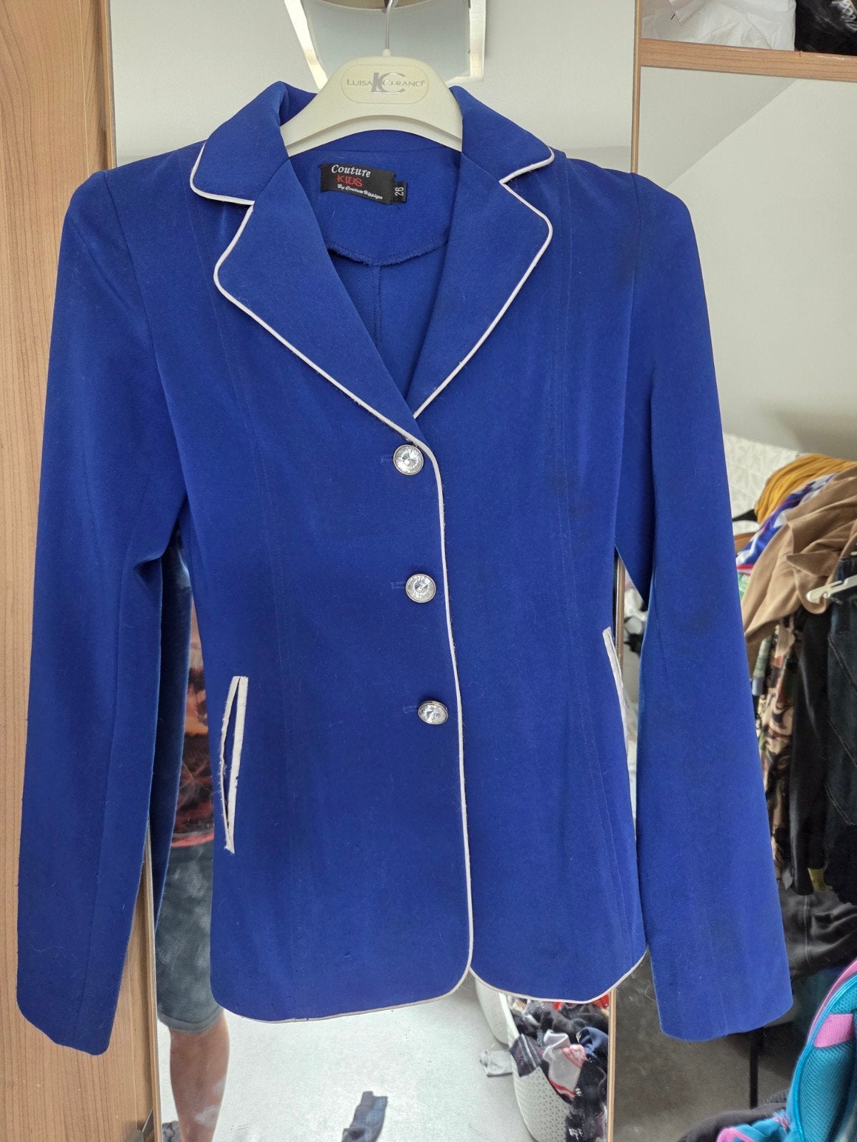 rijjas Couture Kids maat 134 kobalt blauw, Dieren en Toebehoren, Blauw, Gebruikt, Kinderen, Dressuur