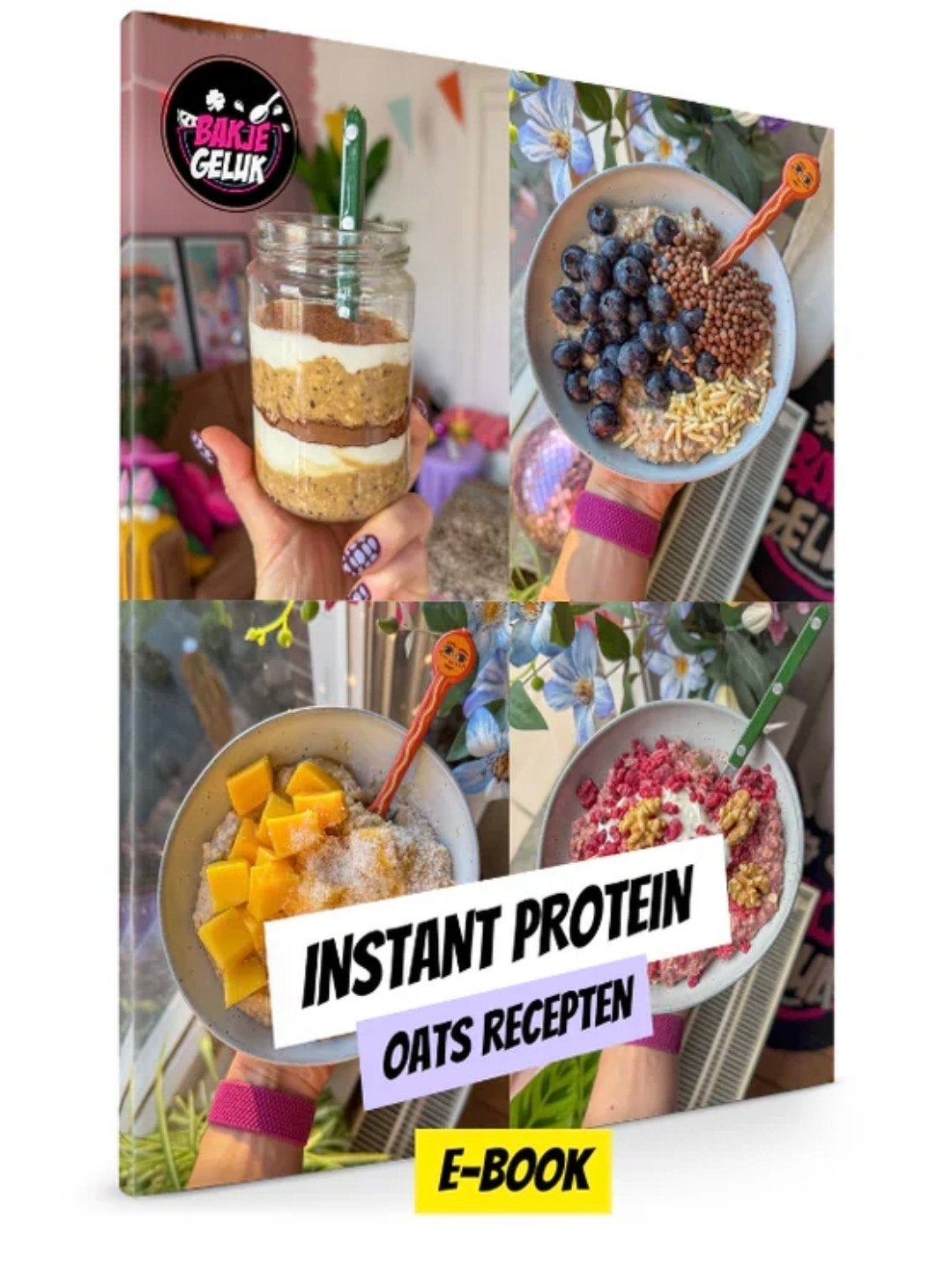 Instant Protein Oats Recepten E-book, Bakje geluk, Boeken, E-books, Eten en Koken