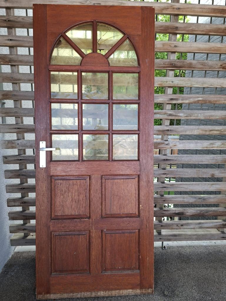 Hardhouten Kentucky deur vintage, Doe-het-zelf en Verbouw, Deuren en Horren, Ophalen of Verzenden, Gebruikt, Binnendeur, 200 tot 215 cm