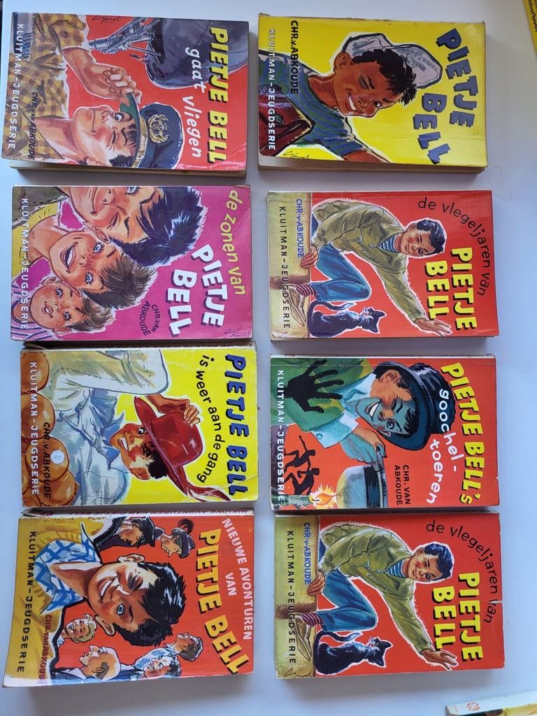 8 Pietje Bell boeken, Ophalen of Verzenden