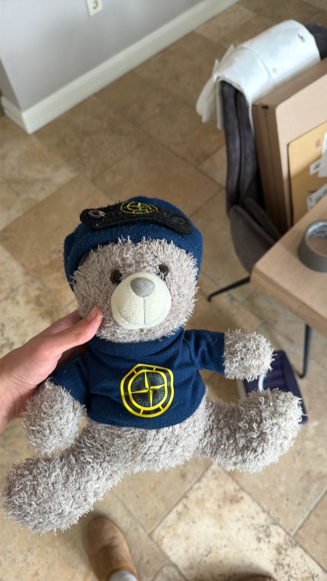 Stone island knuffel van de kermis, Verzamelen, Ophalen of Verzenden, Zo goed als nieuw, Stoffen beer, Overige merken