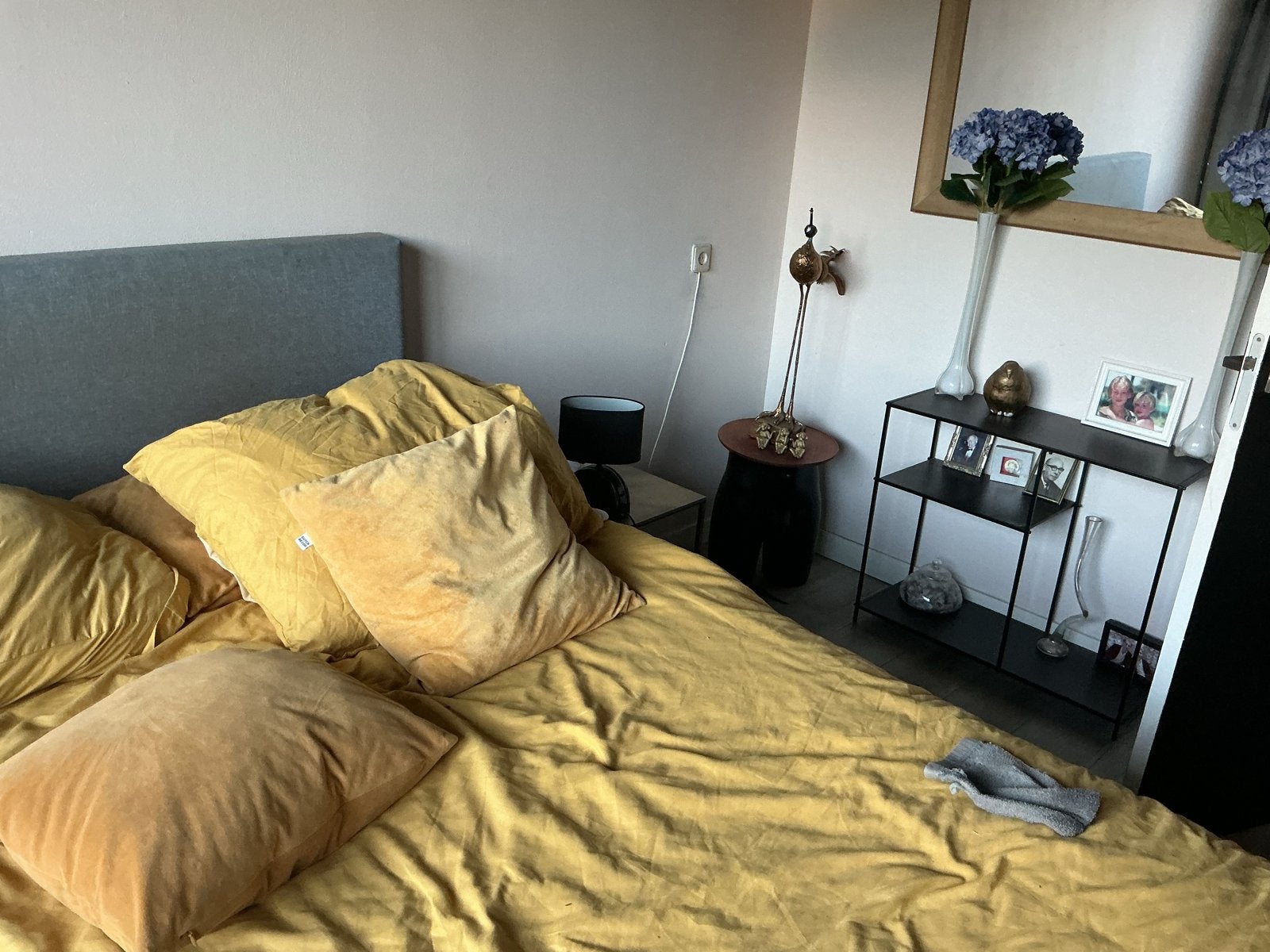 Tweepersoonsbed met opbergruimte - Zo goed als nieuw, Ophalen, Gebruikt, 140 cm, Twijfelaar