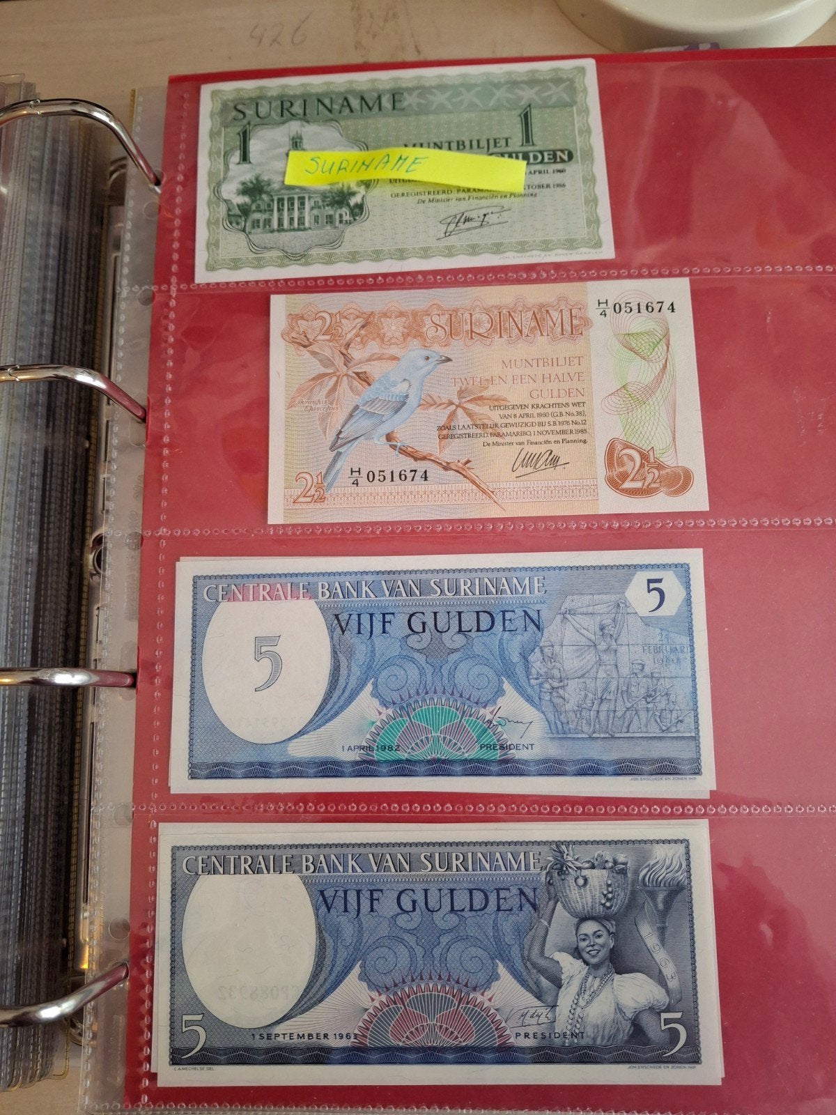 13 diverse biljetten uit Suriname - verzameling, Postzegels en Munten, Bankbiljetten | Amerika, Ophalen of Verzenden
