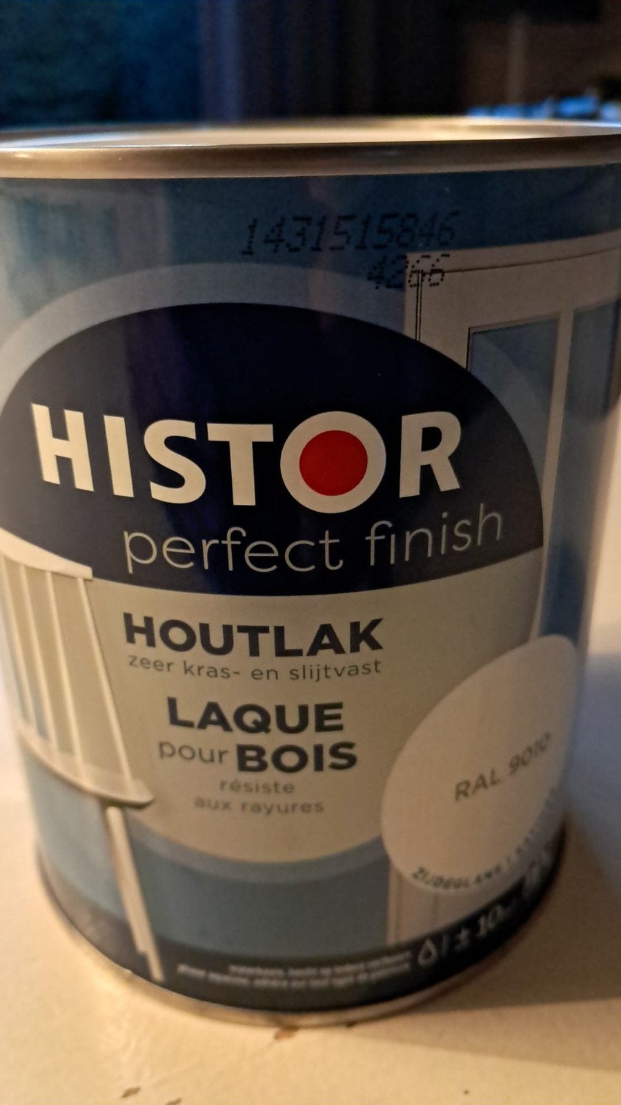 Histor houtlak RAL9010 NIEUW, Ophalen, Nieuw, Wit