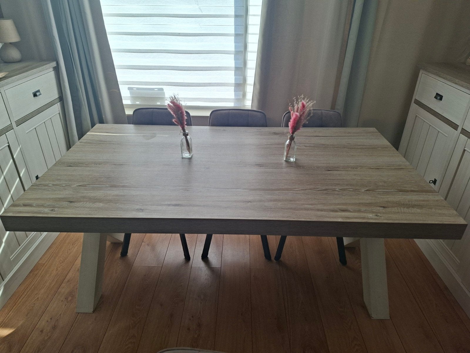 eettafel silvares yumali 185 tafel zonder stoelen profijt, Huis en Inrichting, Ophalen, Gebruikt, 50 tot 100 cm, Vijf personen of meer
