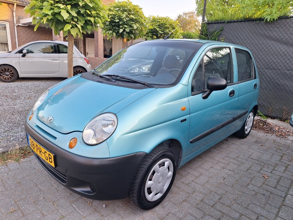 Blauwe Daewoo Matiz 0.8 (2004) 53204KM, Auto's, Voorwielaandrijving, Matiz, Blauw, Origineel Nederlands