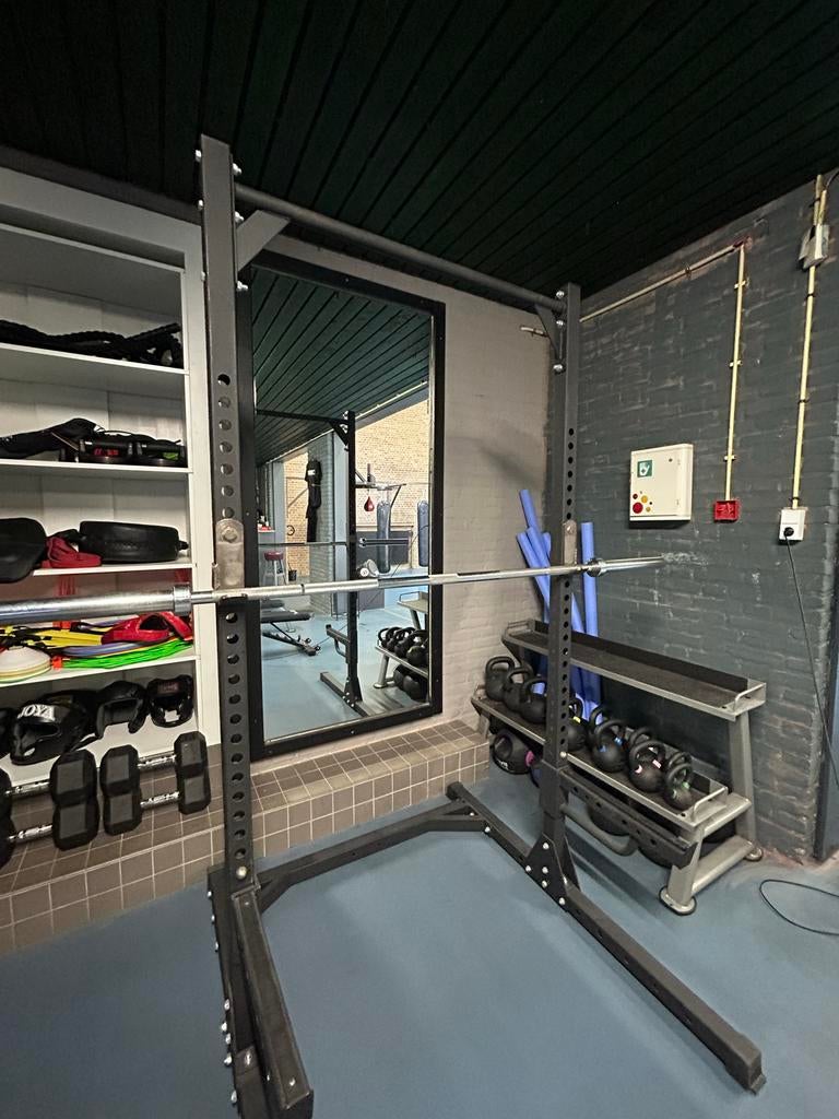 Squat Rack met Stang - Zo goed als nieuw, Sport en Fitness, Fitnessmaterialen, Ophalen, Zo goed als nieuw, Benen, Overige typen
