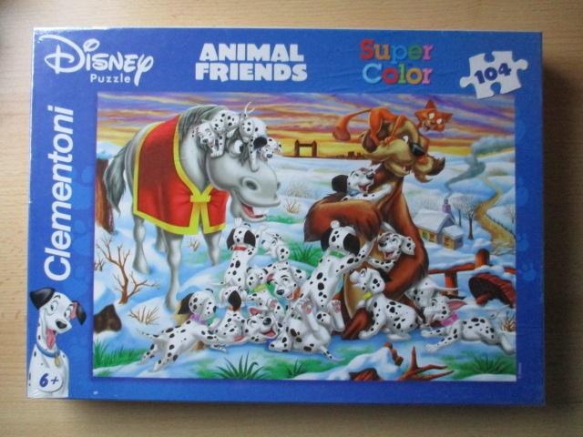 Disney 101 Dalmatiërs puzzel 104 stukjes Animal Friends, Verzamelen, Disney, Ophalen of Verzenden, Overige figuren, Gebruikt, Beeldje of Figuurtje