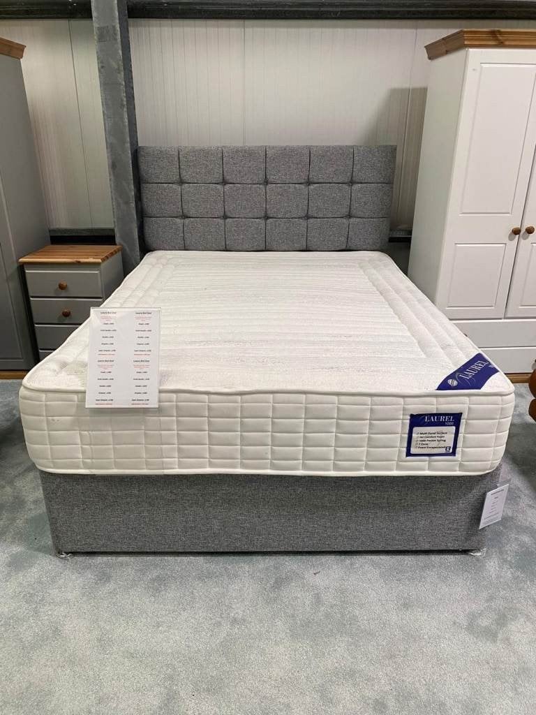 Tweepersoonsbed met matras 90x200 140x200 160x200 180x200, Ophalen of Verzenden, Nieuw, Tweepersoons, Divan
