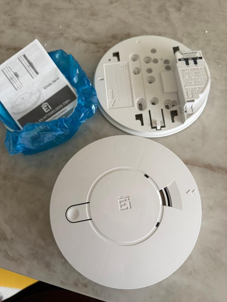 Ei EI146E optische rookmelder 230V, Doe-het-zelf en Verbouw, Alarmsystemen, Ophalen, Nieuw, Detector, Sensor of Melder, Rook