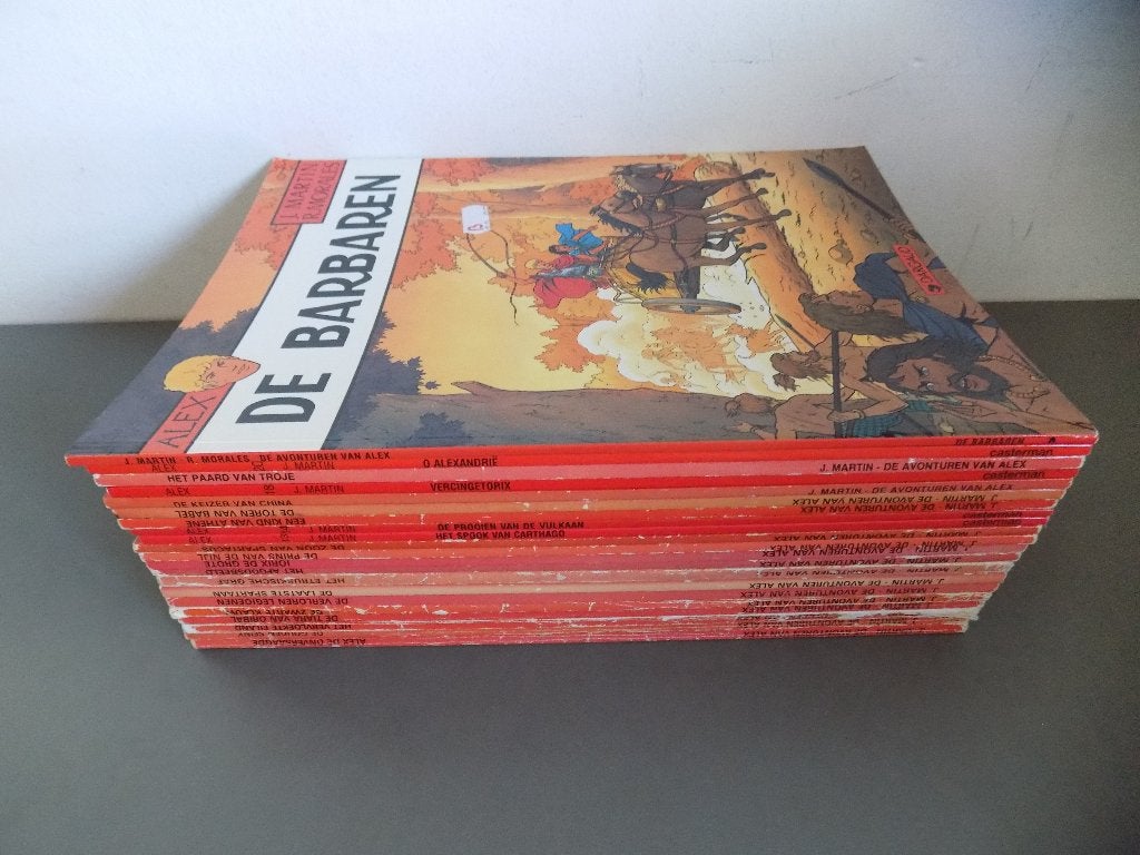 Alex ~ Een serie 1 t/m 21, Complete serie of reeks, Ophalen of Verzenden, Gelezen, Jacques Martin (Marleb)