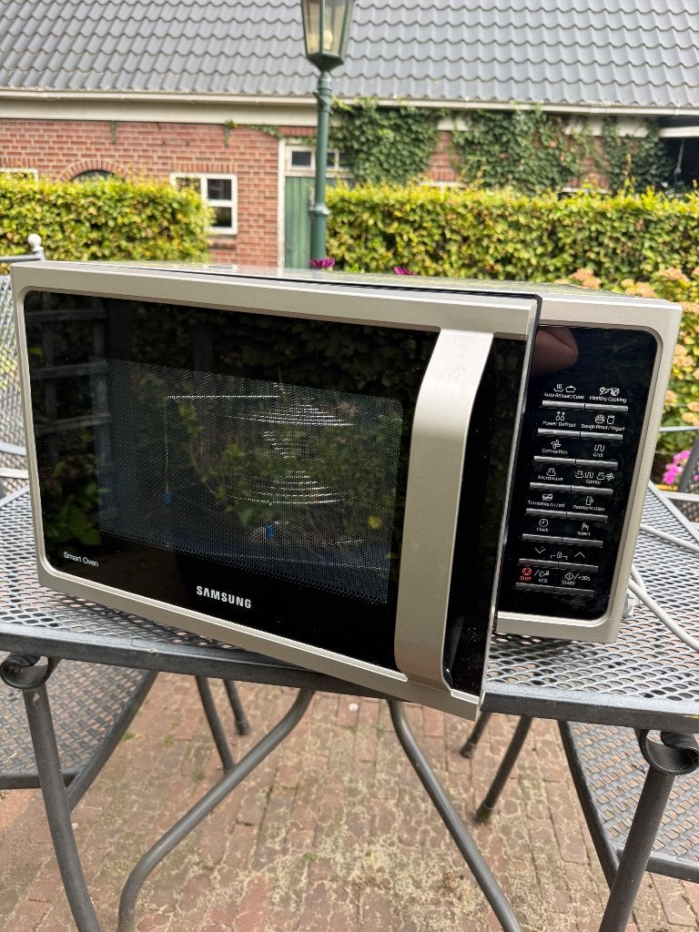 Combi oven- magnetron samsung, Ophalen, Combimagnetron, Gebruikt, Draaiplateau