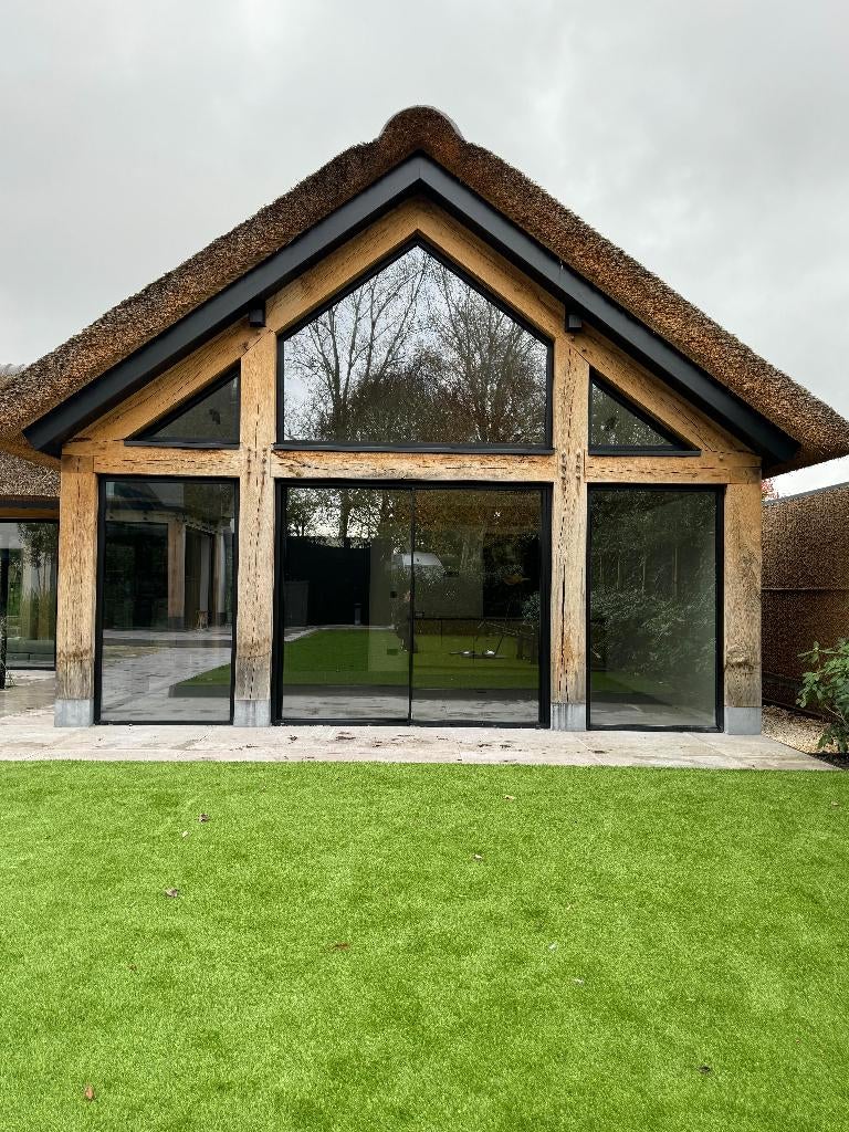 Minimalistische aluminium schuifpui – HR++ glas, Doe-het-zelf en Verbouw, Kozijnen en Schuifpuien, Nieuw, Schuifpui, Aluminium