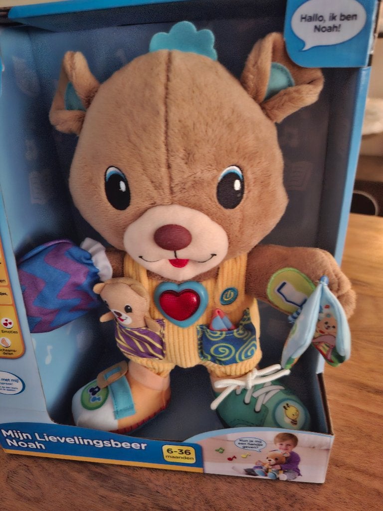 Vtech beer noah nieuw!!!, Kinderen en Baby's, Ophalen of Verzenden, Nieuw, 6 maanden tot 2 jaar