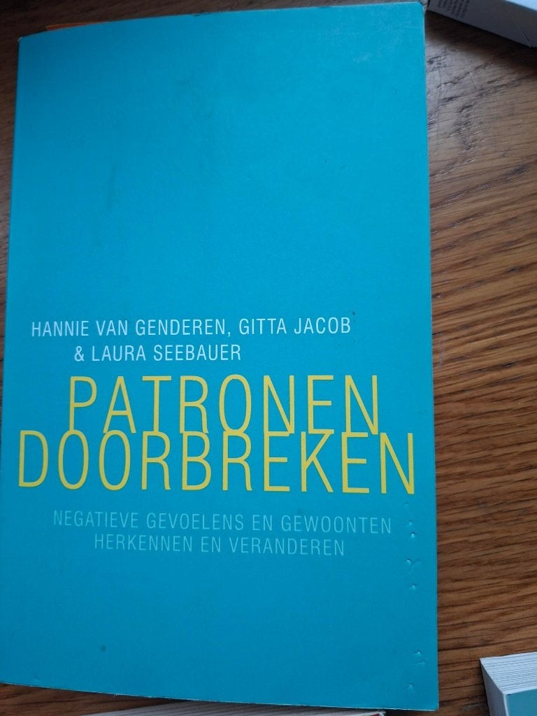 patronen doorbreken, Boeken, Gelezen, Ophalen of Verzenden, Cognitieve psychologie, Hannie van Genderen, Gitta Jacob & Laura Seebauer